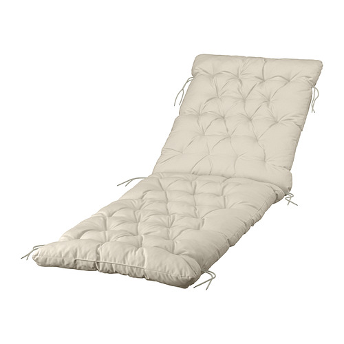 KUDDARNA - 沙灘椅墊, 戶外, 淺灰米黃色, 190x60 厘米 | IKEA 香港及澳門 - PE993000_S4