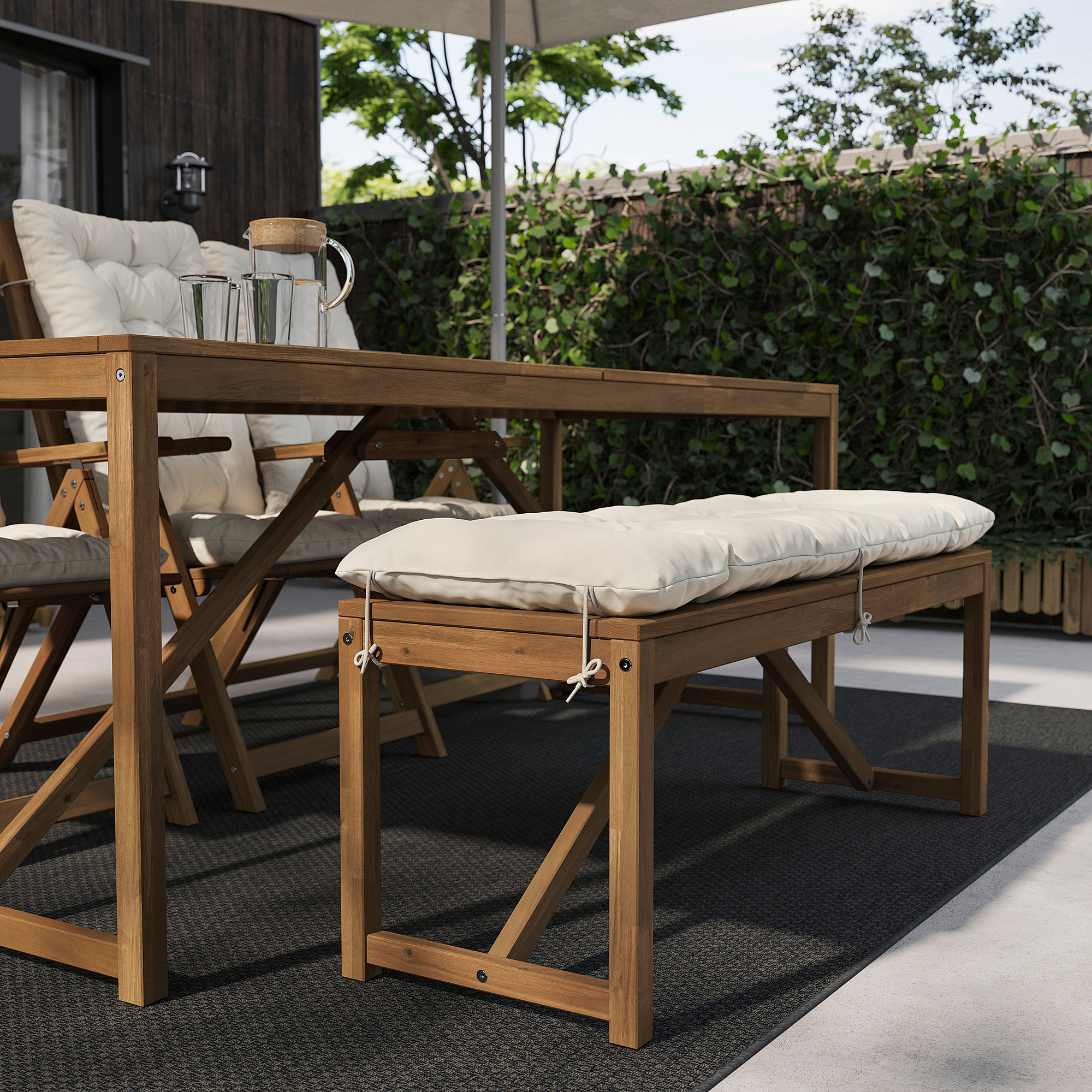 KUDDARNA bench cushion, outdoor