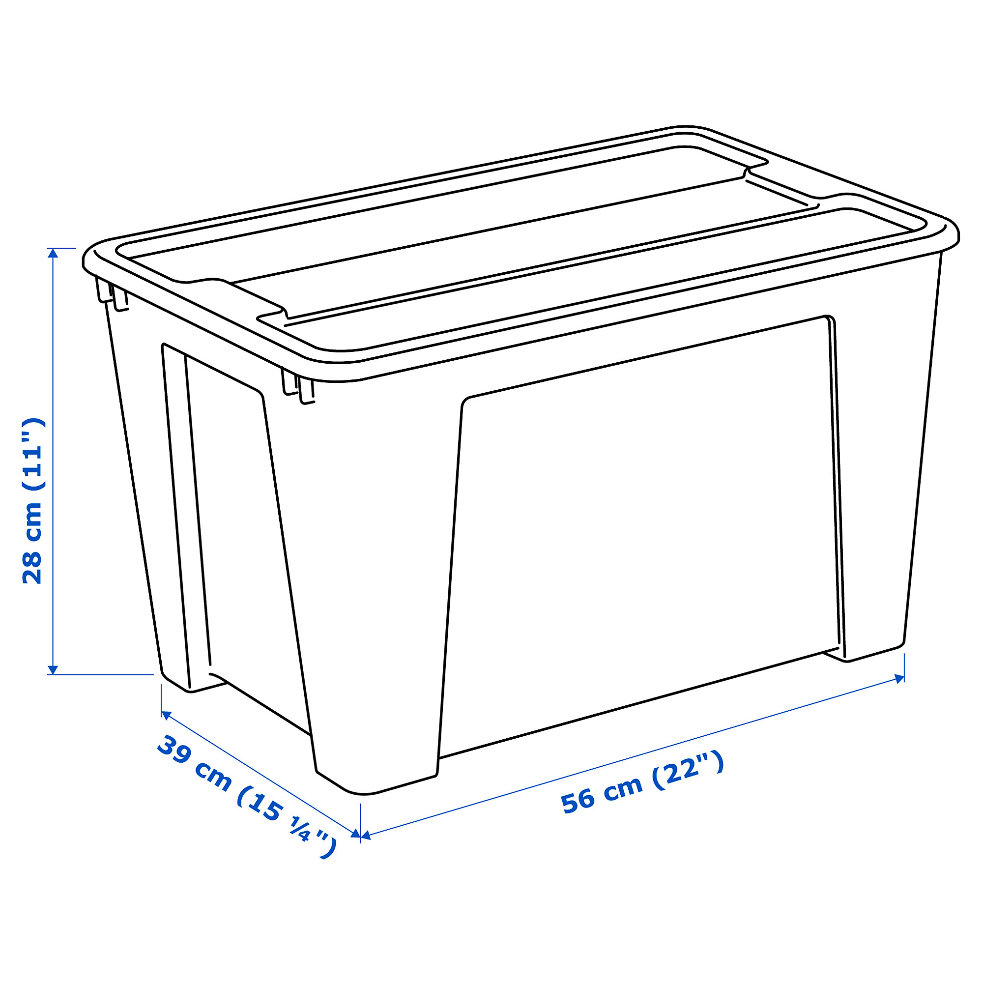 SAMLA 45 litres box IKEA Hong Kong and Macau