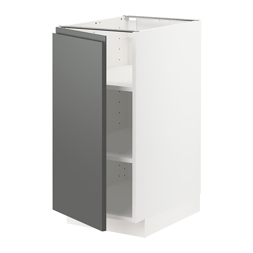 METOD base cabinet with shelves