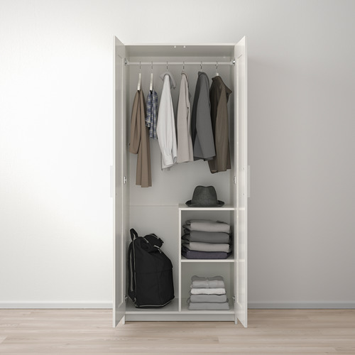 BRIMNES wardrobe with 2 doors