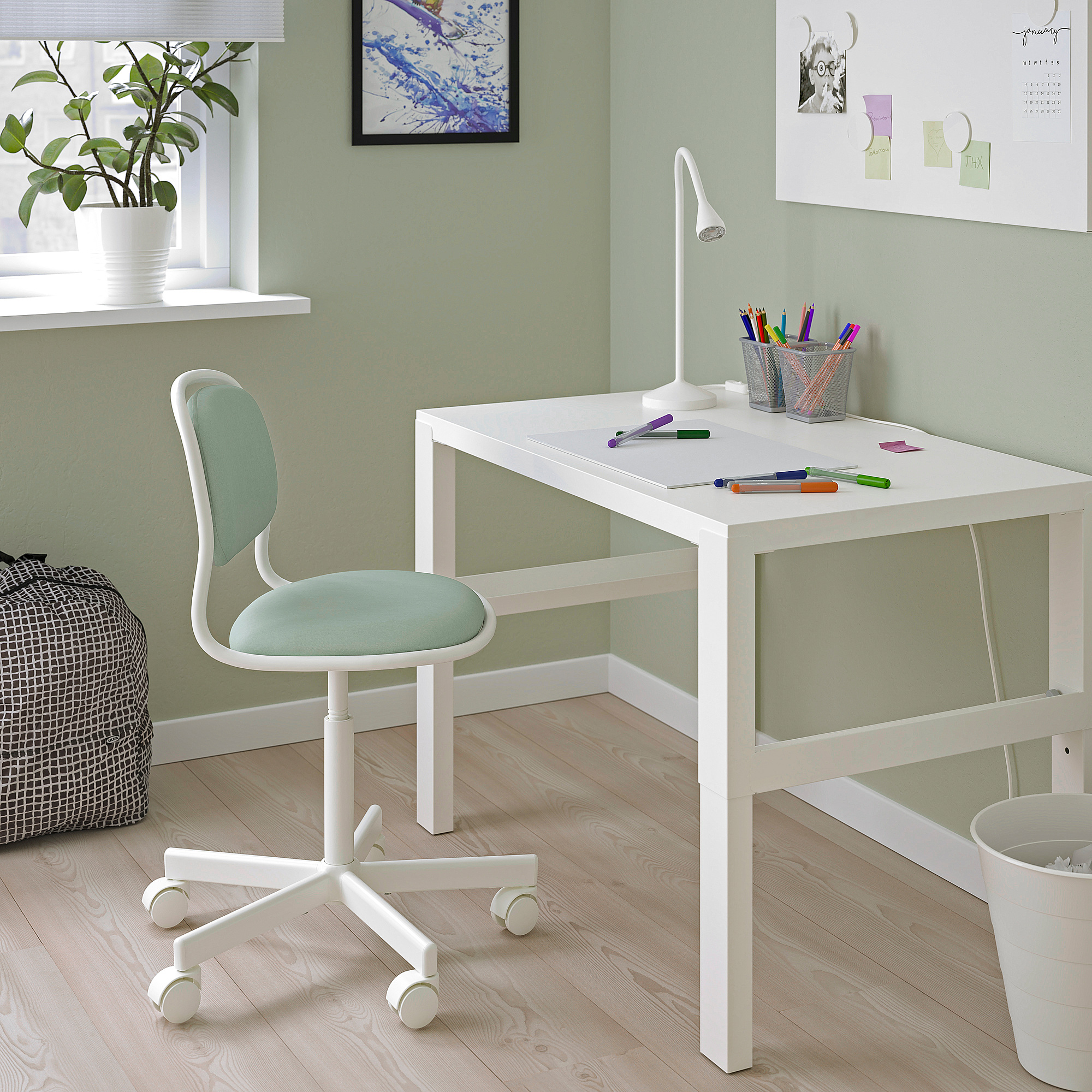 PÅHL/ÖRFJÄLL desk and chair