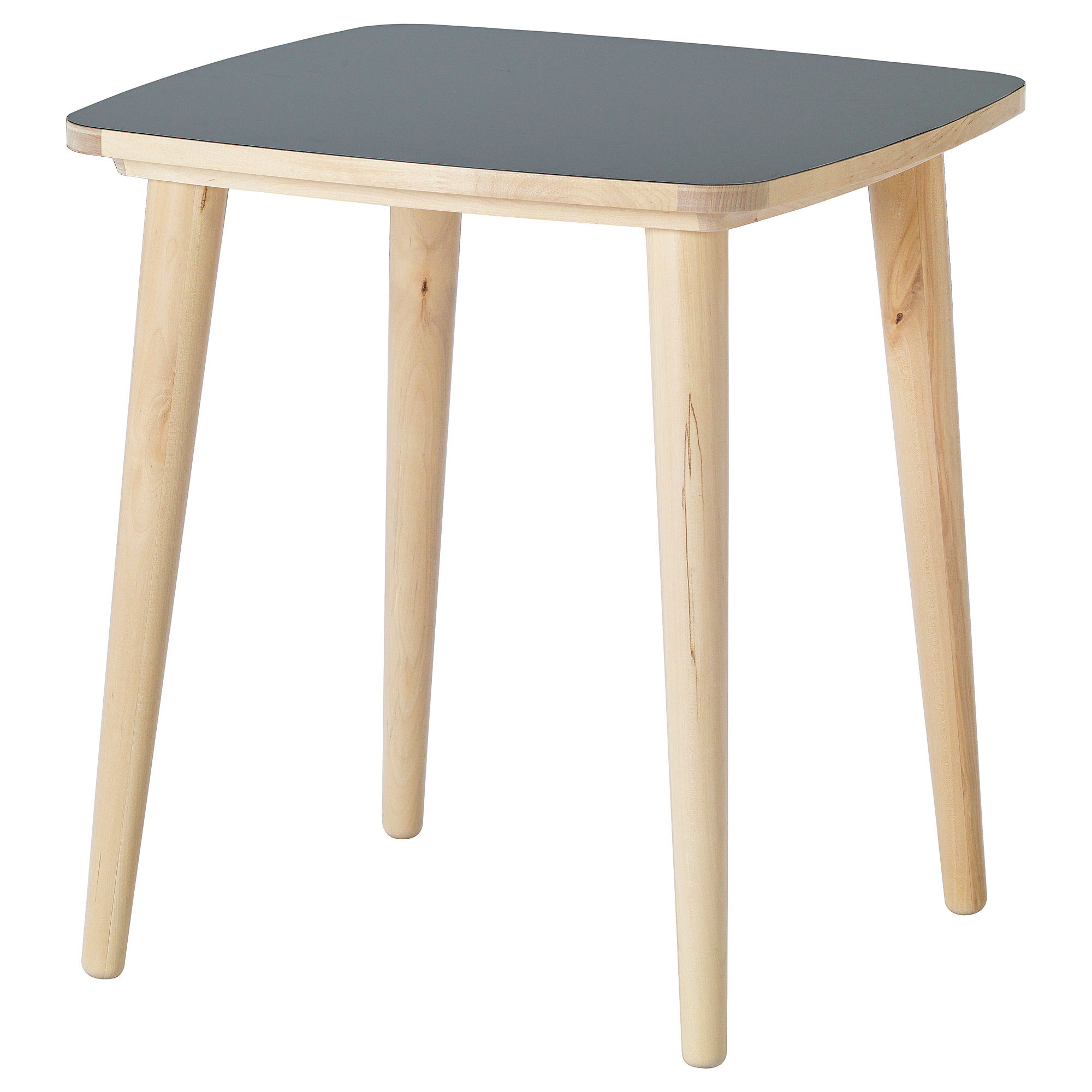 OMTÄNKSAM side table, anthracite/birch IKEA Hong Kong