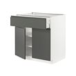 White-dark grey