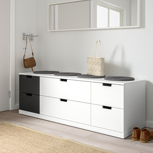 NORDLI chest of 6 drawers