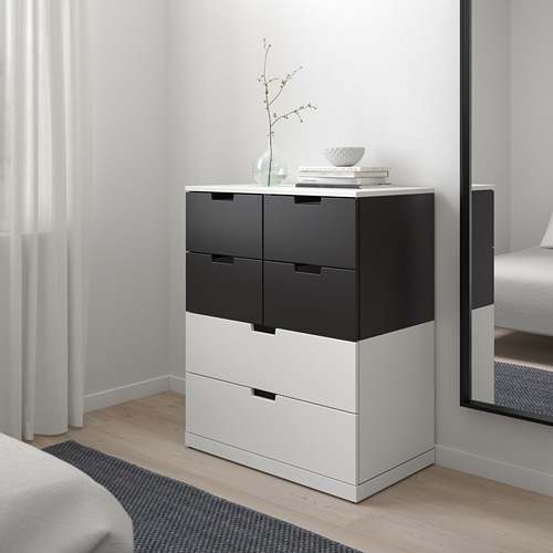 NORDLI chest of 6 drawers