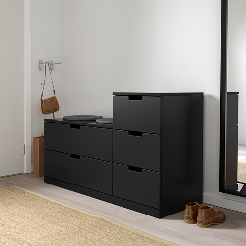 NORDLI chest of 5 drawers