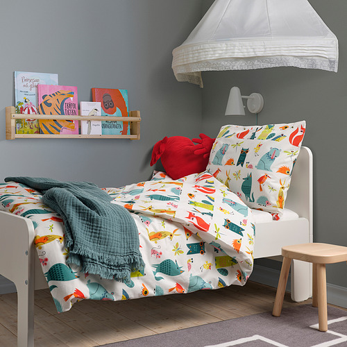 LATTJO duvet cover and pillowcase