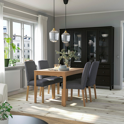 BERGMUND/EKEDALEN table and 4 chairs