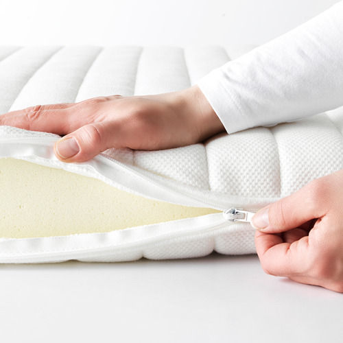 TUSSÖY mattress pad, white, double