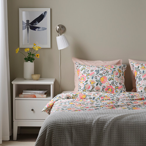 DAGGSALVIA duvet cover and 2 pillowcases