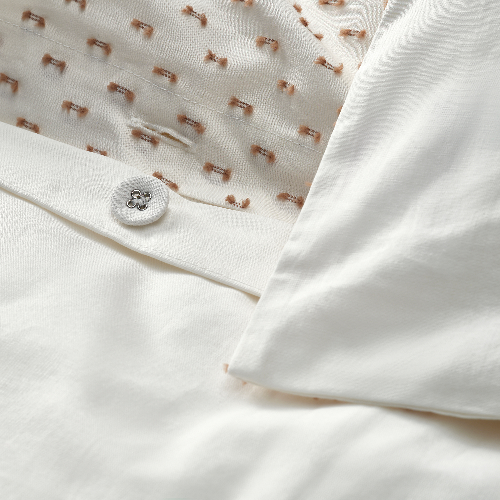 BANDKNIPPE duvet cover and 2 pillowcases