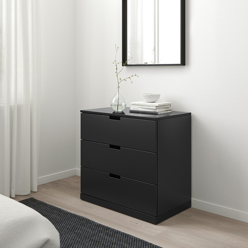 NORDLI chest of 3 drawers