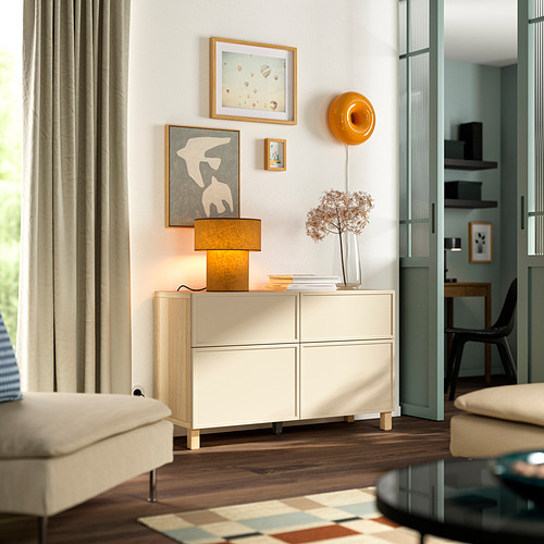 BESTÅ storage combination w doors/drawers