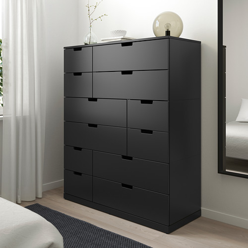 NORDLI chest of 12 drawers