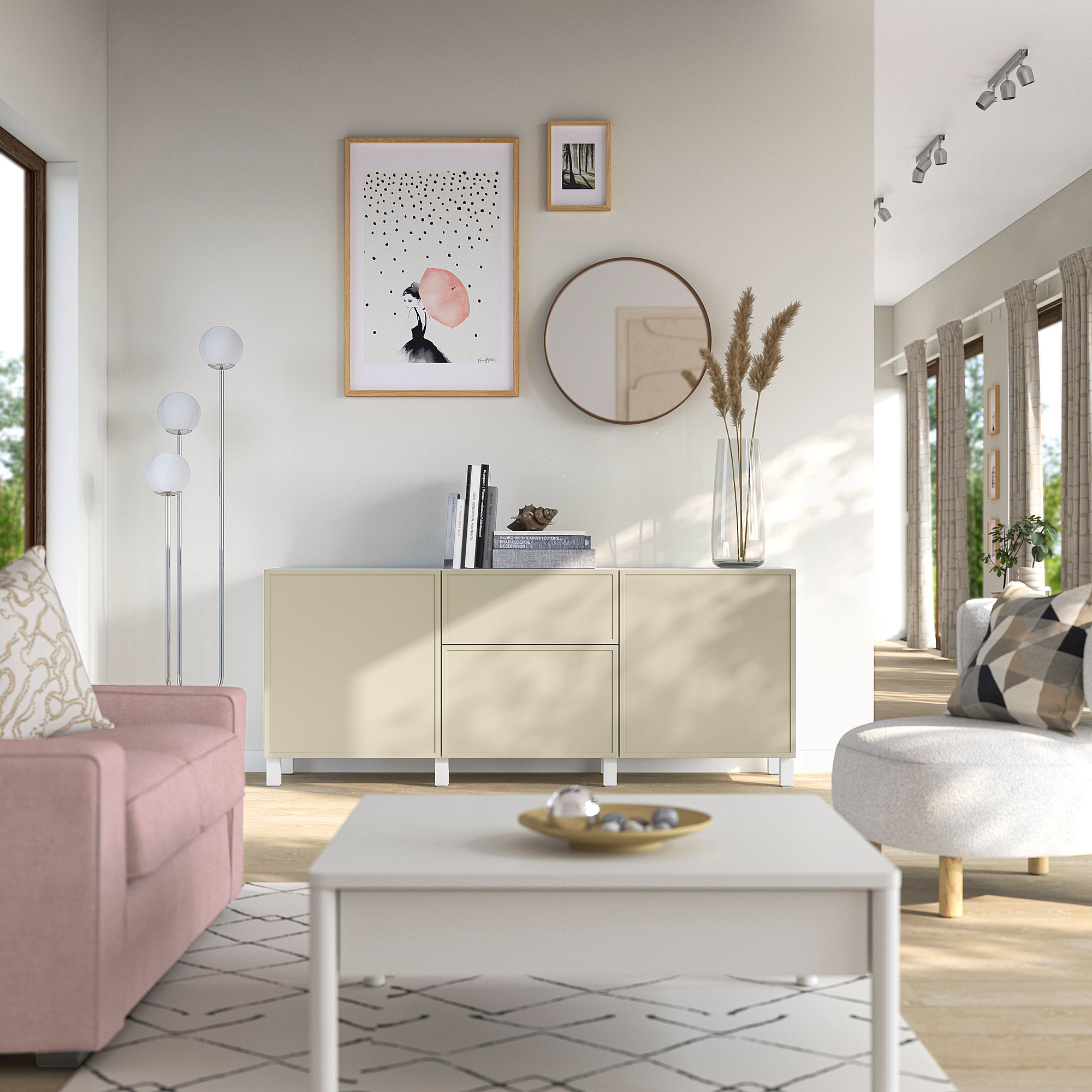 BESTÅ storage combination with drawers