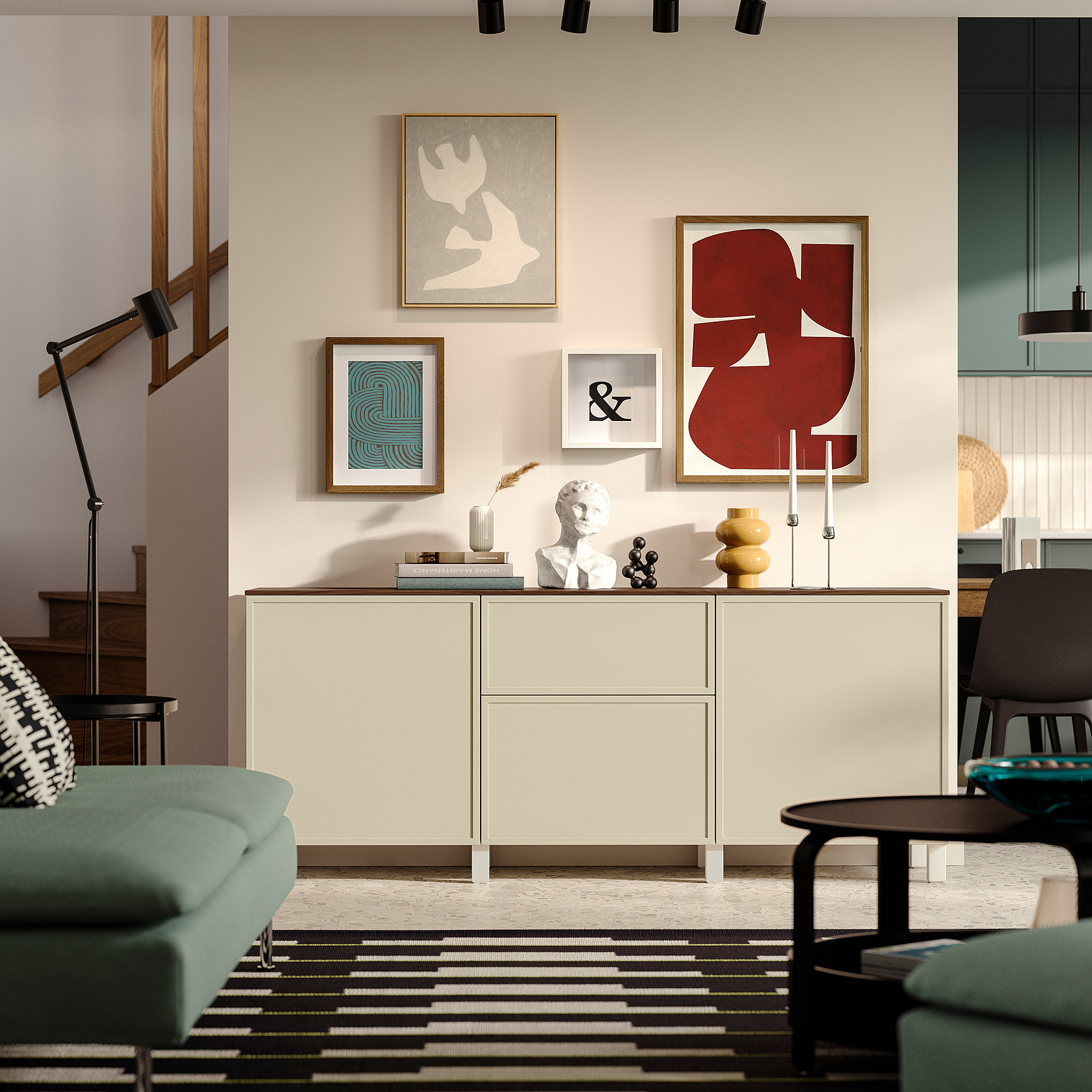 BESTÅ storage combination with drawers