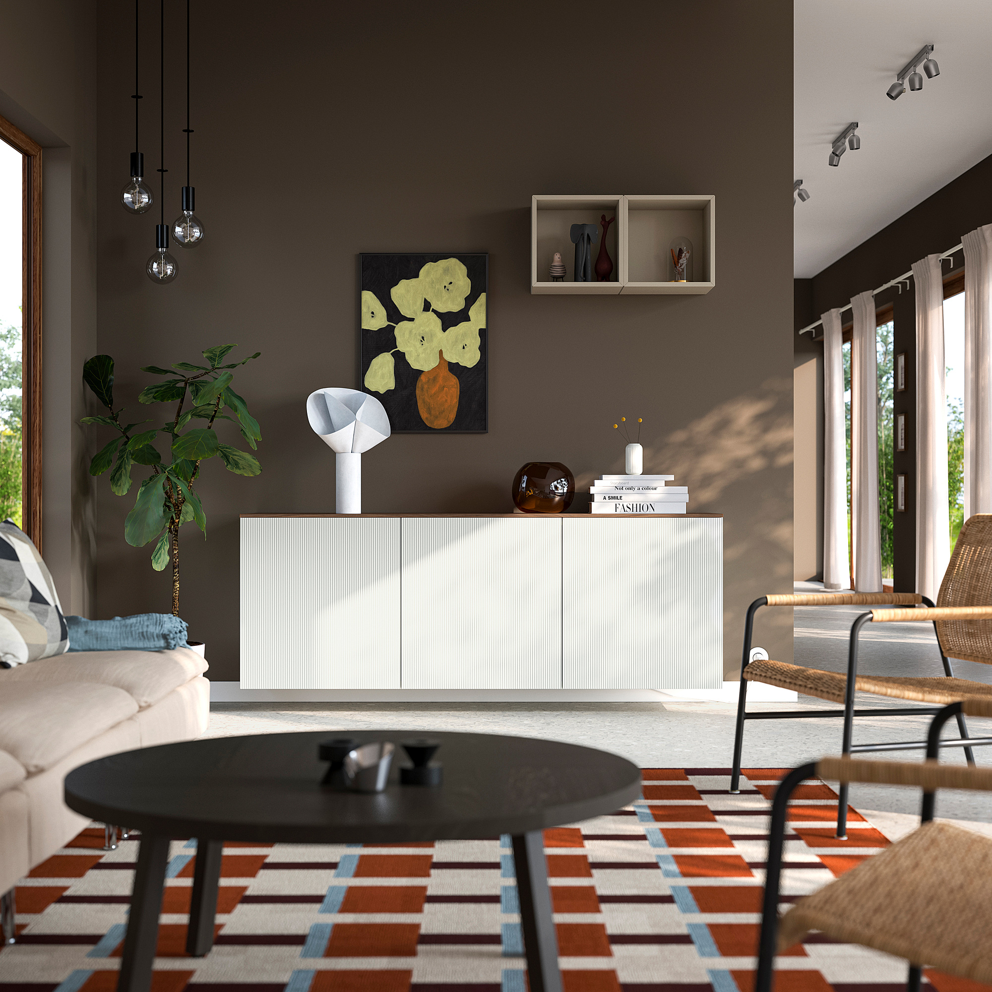 BESTÅ wall-mounted cabinet combination