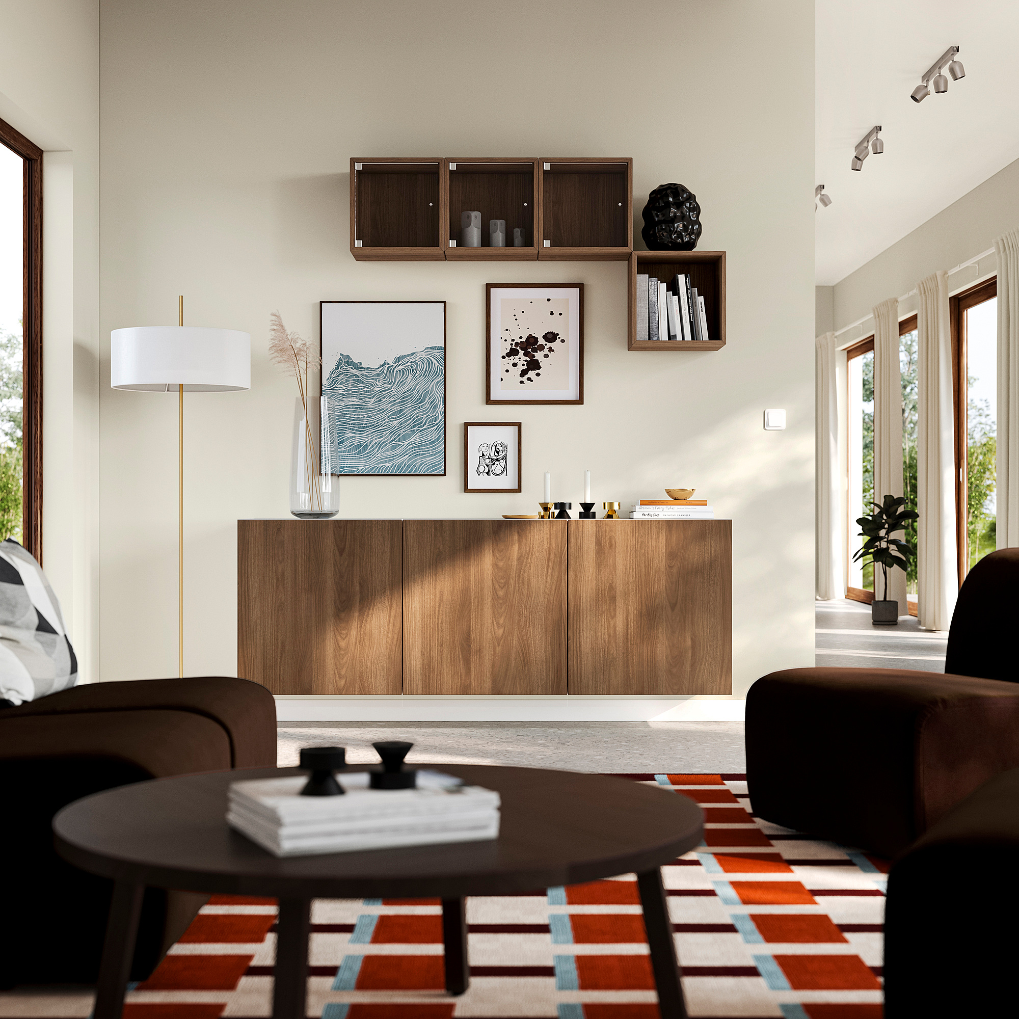 BESTÅ wall-mounted cabinet combination