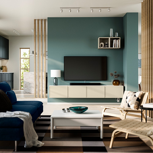 BESTÅ TV bench with doors