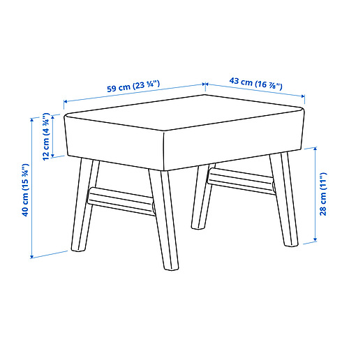 EKENÄSET footstool
