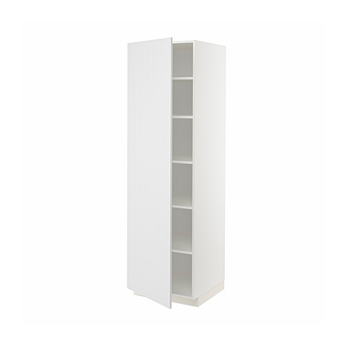 METOD high cabinet with shelves