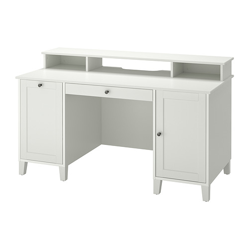 IDANÄS desk with add-on unit