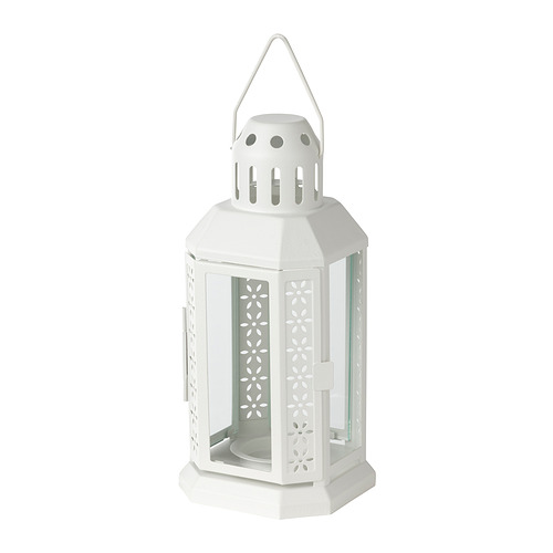 ENRUM lantern for tealight, in/outdoor