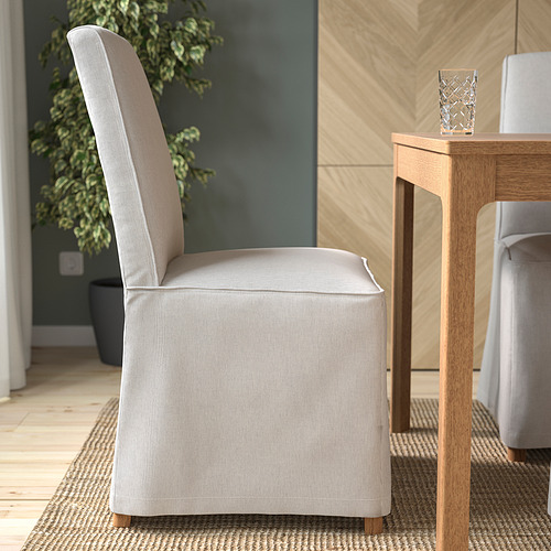 BERGMUND chair with long cover