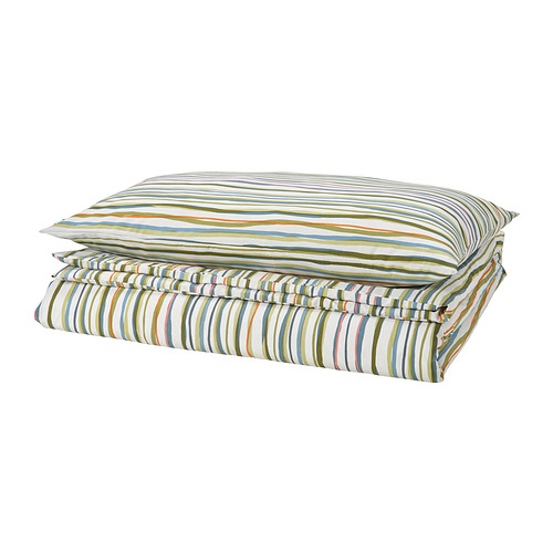 SUMPGRÖE duvet cover and pillowcase
