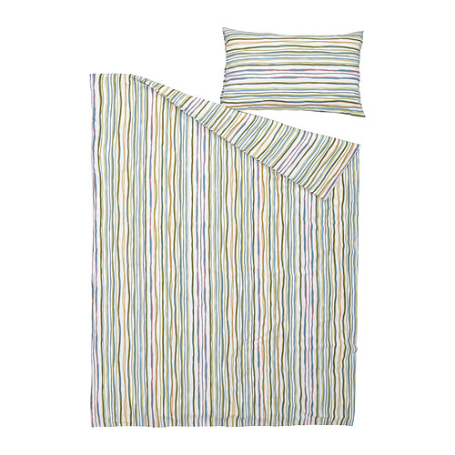 SUMPGRÖE duvet cover and pillowcase