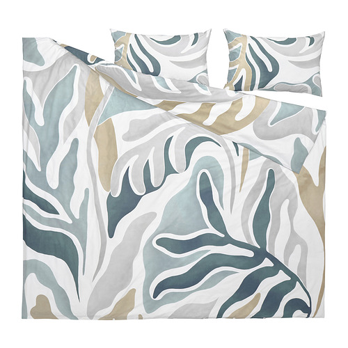 MYGGLASVINGE duvet cover and 2 pillowcases
