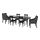 INGATORP/INGOLF - 一檯六椅, 黑色/Sporda 深灰色 | IKEA 香港及澳門 - PE710930_S1