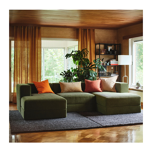 JÄTTEBO 3,5-seat mod sofa w chaise longues