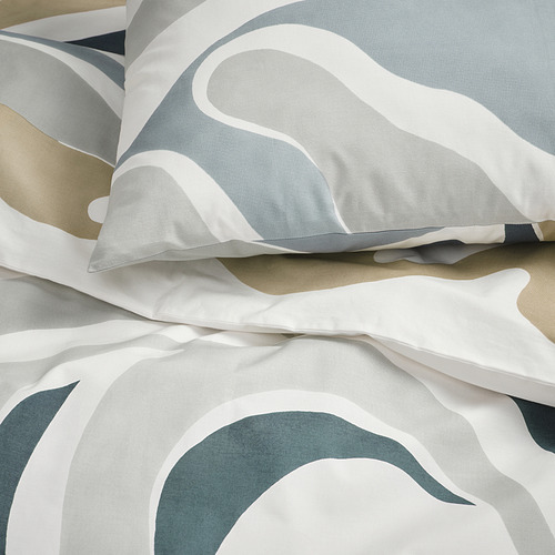 MYGGLASVINGE duvet cover and 2 pillowcases