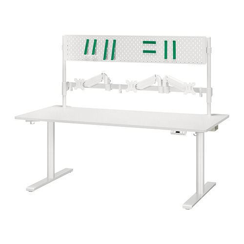 MÅLOMRÅDE gaming desk sit/stand