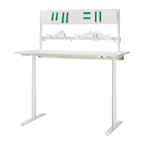 MÅLOMRÅDE gaming desk sit/stand