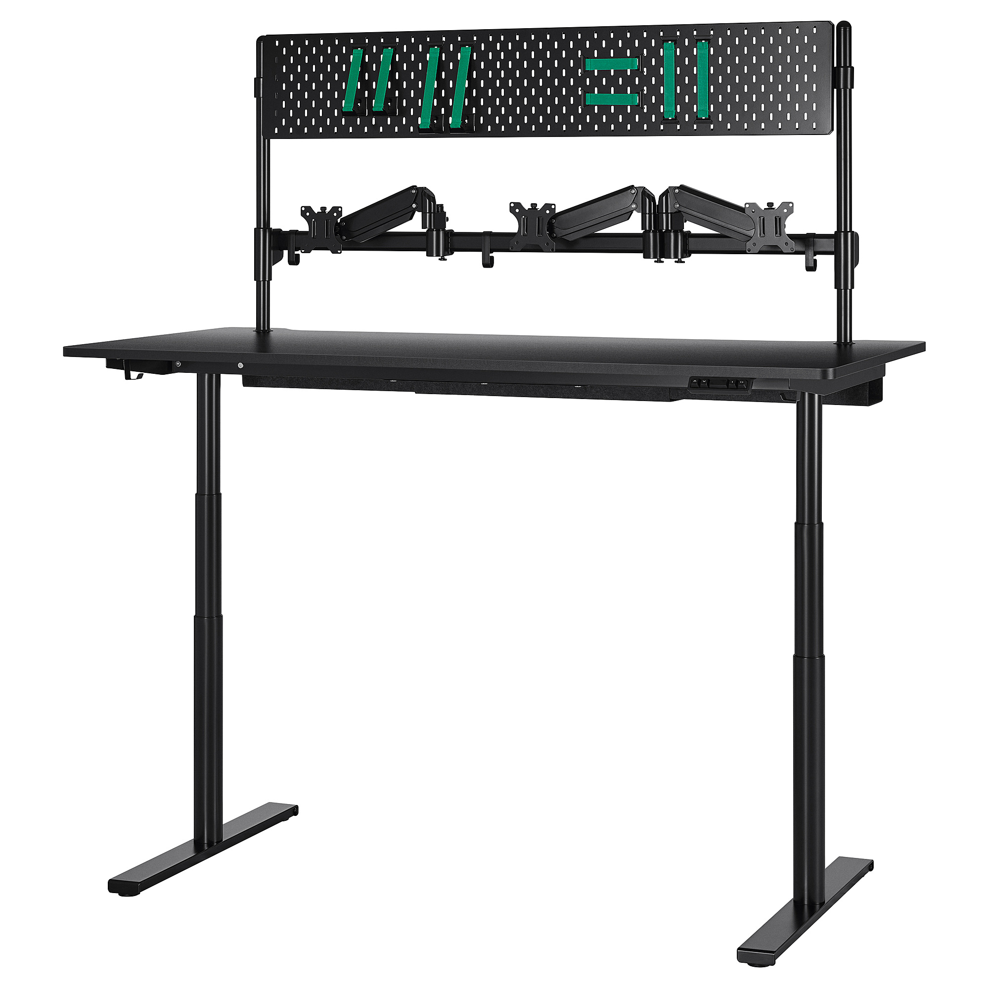 MÅLOMRÅDE gaming desk sit/stand