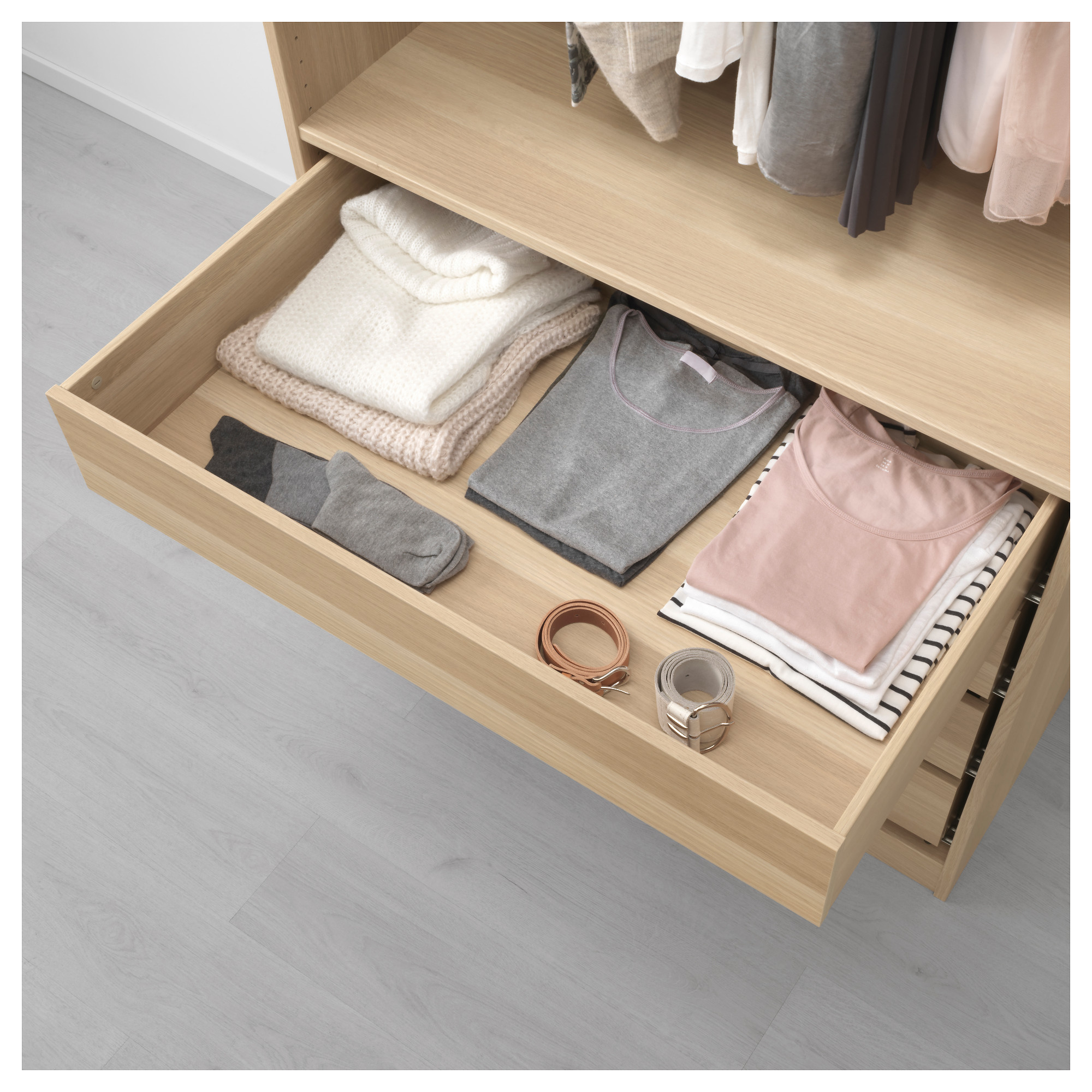 KOMPLEMENT drawer, white stained oak effect IKEA Hong Kong and Macau