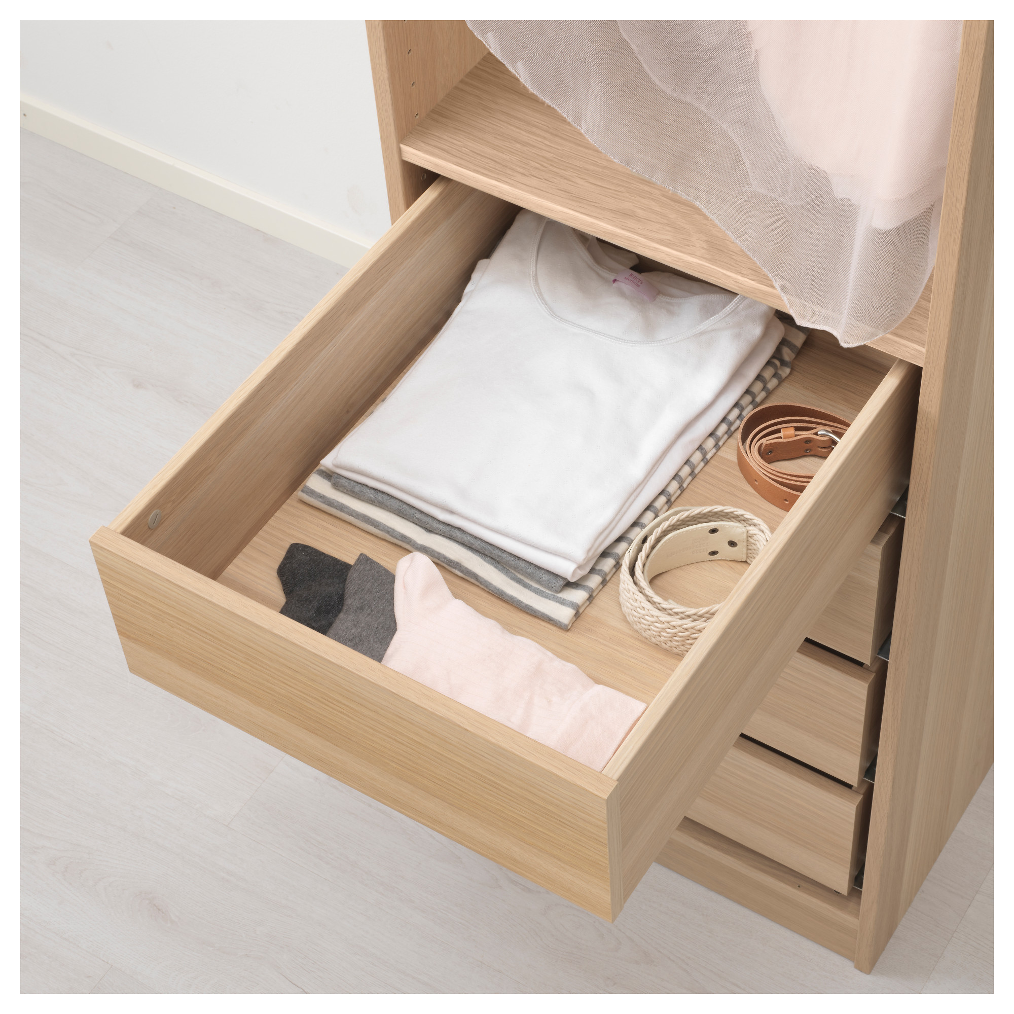 Komplement Drawer White Stained Oak Effect Ikea Hong Kong