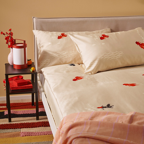 FÖSSTA 被套連2個枕袋