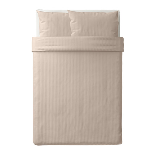 NATTJASMIN duvet cover and 2 pillowcases