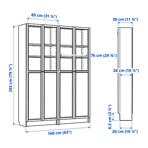 BILLY/OXBERG bookcase