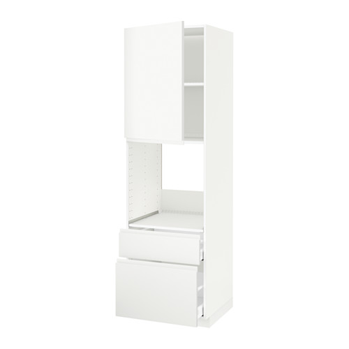 METOD/MAXIMERA high cabinet f oven+door/2 drawers