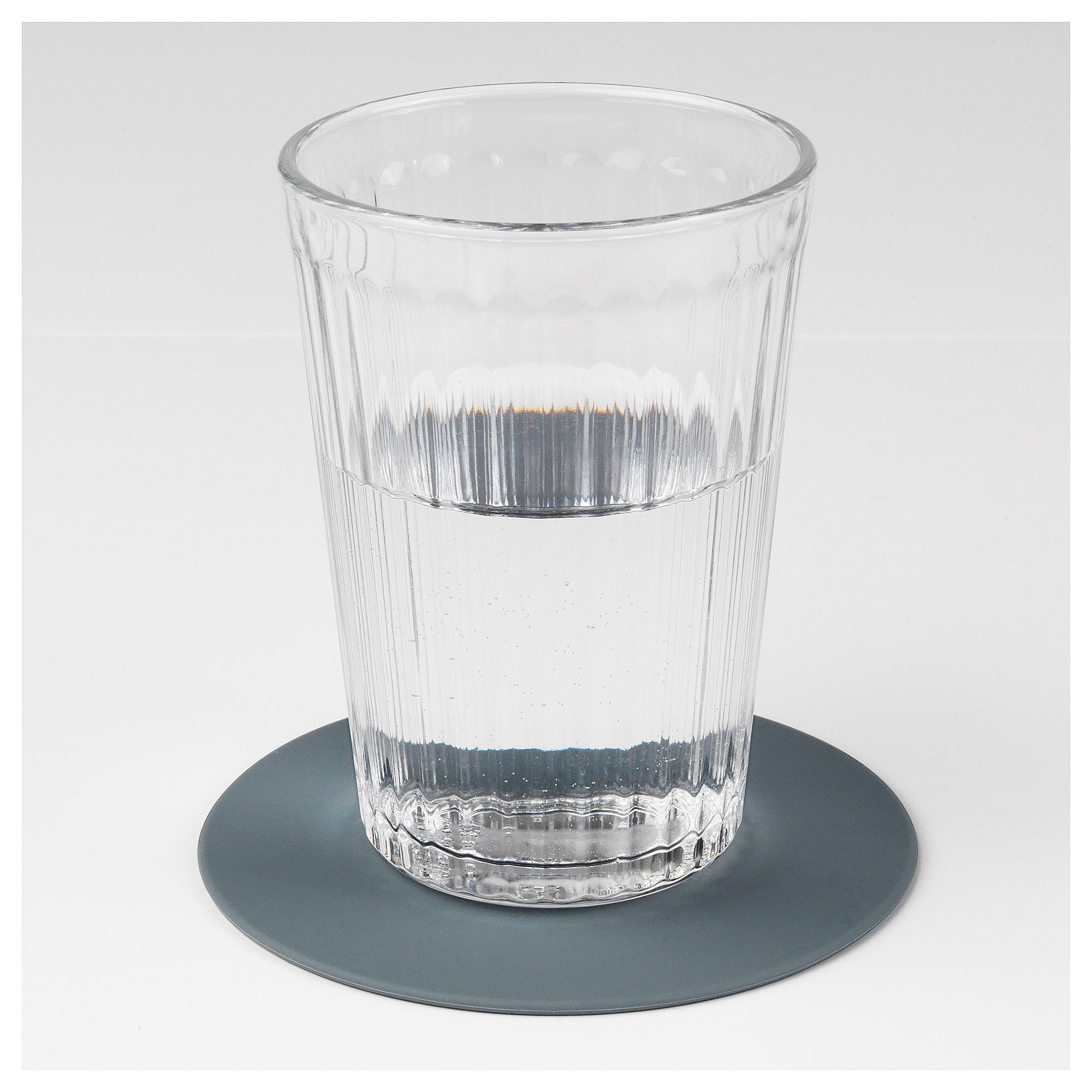 OMTÄNKSAM coaster with antislip, bluegrey IKEA Hong Kong