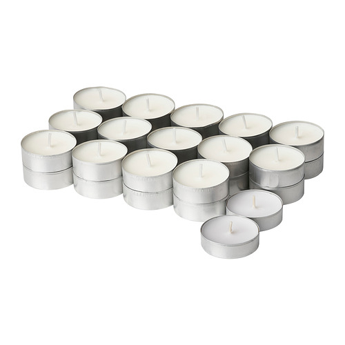 ADLAD scented tealight, 3.5 hr, Scandinavian Woods/white