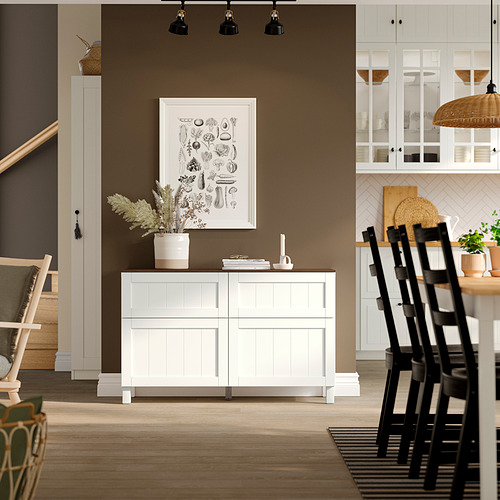 BESTÅ storage combination w doors/drawers