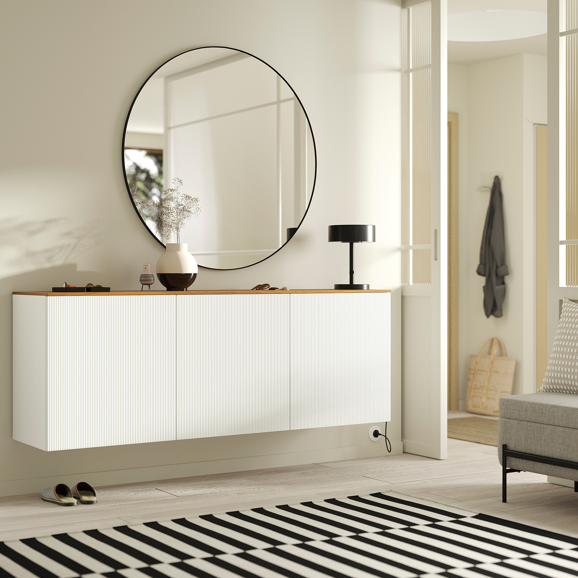 BESTÅ wall-mounted cabinet combination