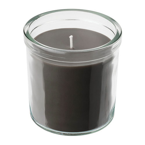 ENSTAKA scented candle in glass