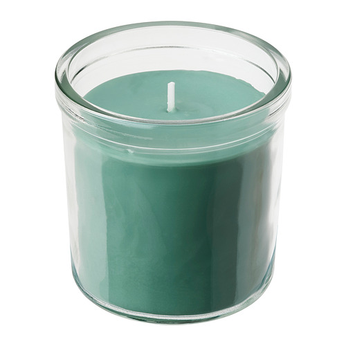 HEDERSAM scented candle in glass